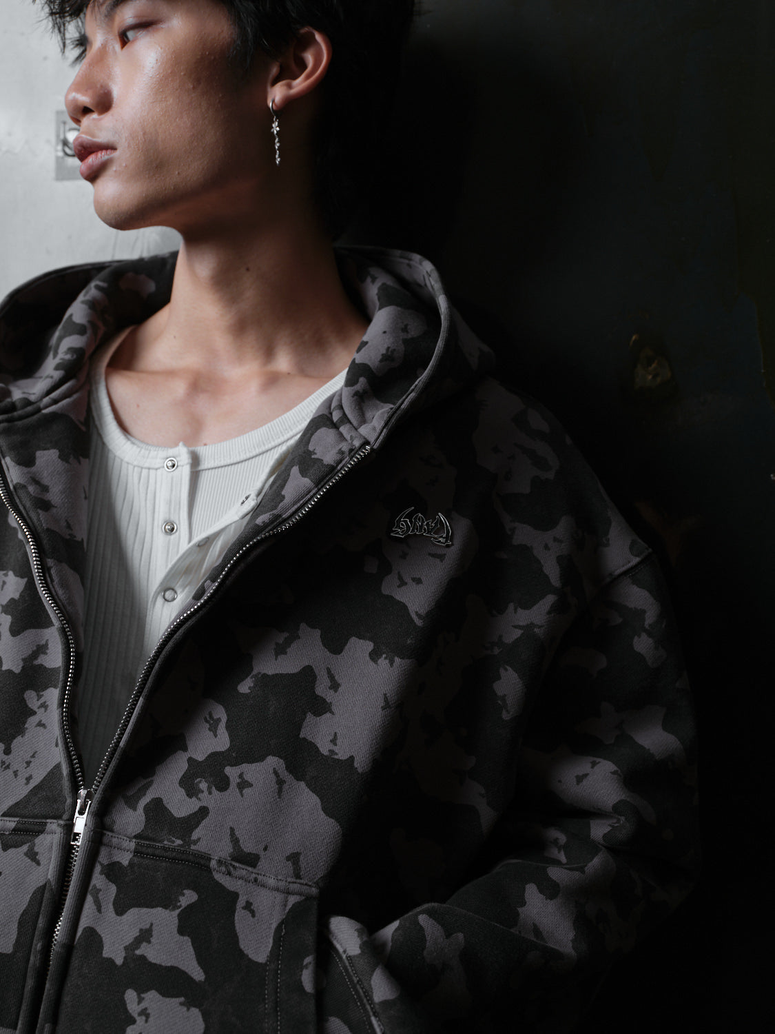 NOCTURNE CAMO ZIP-UP