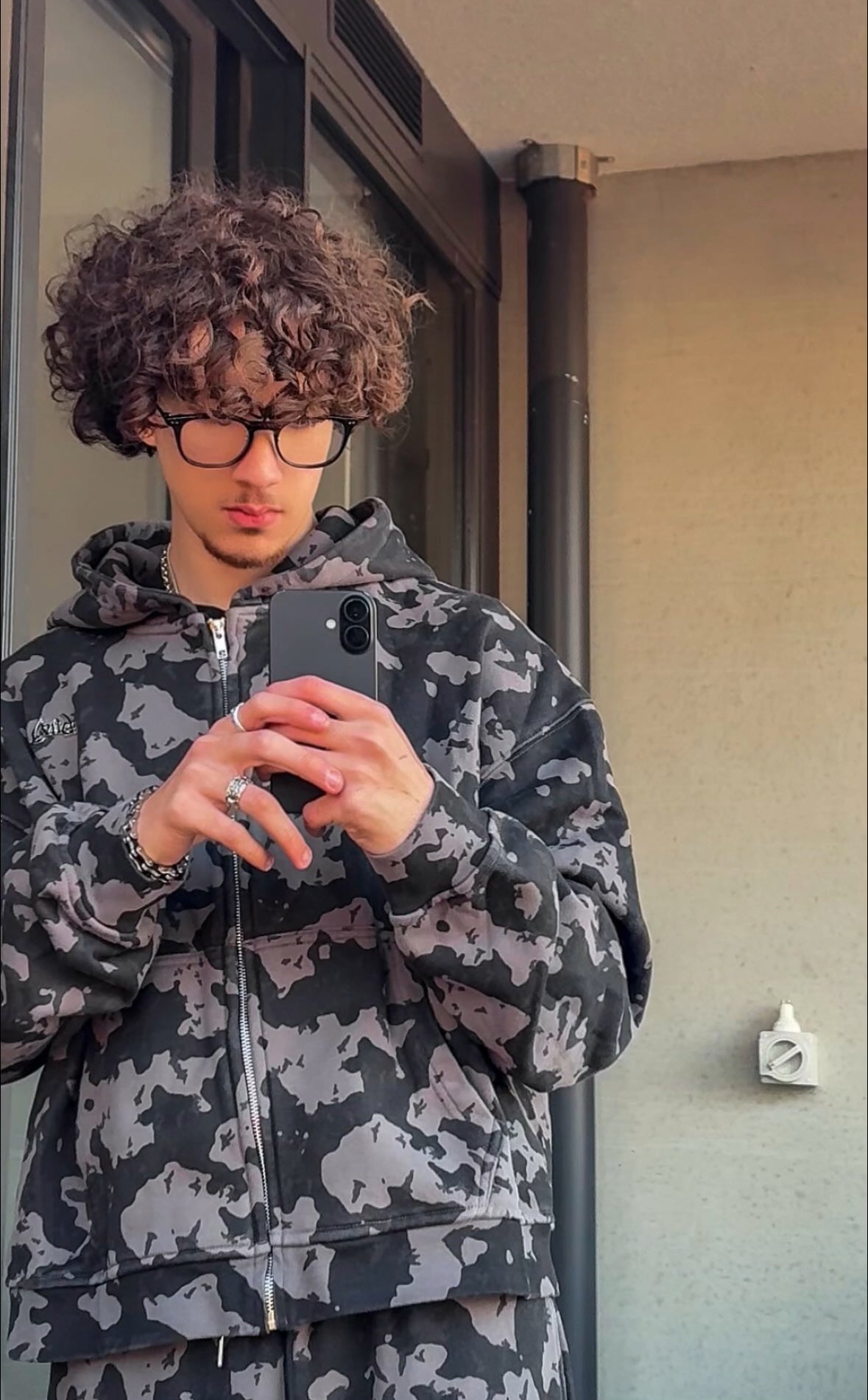 NOCTURNE CAMO TRACKSUIT SET