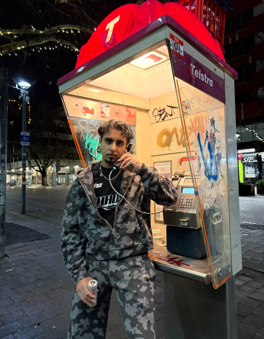 NOCTURNE CAMO ZIP-UP