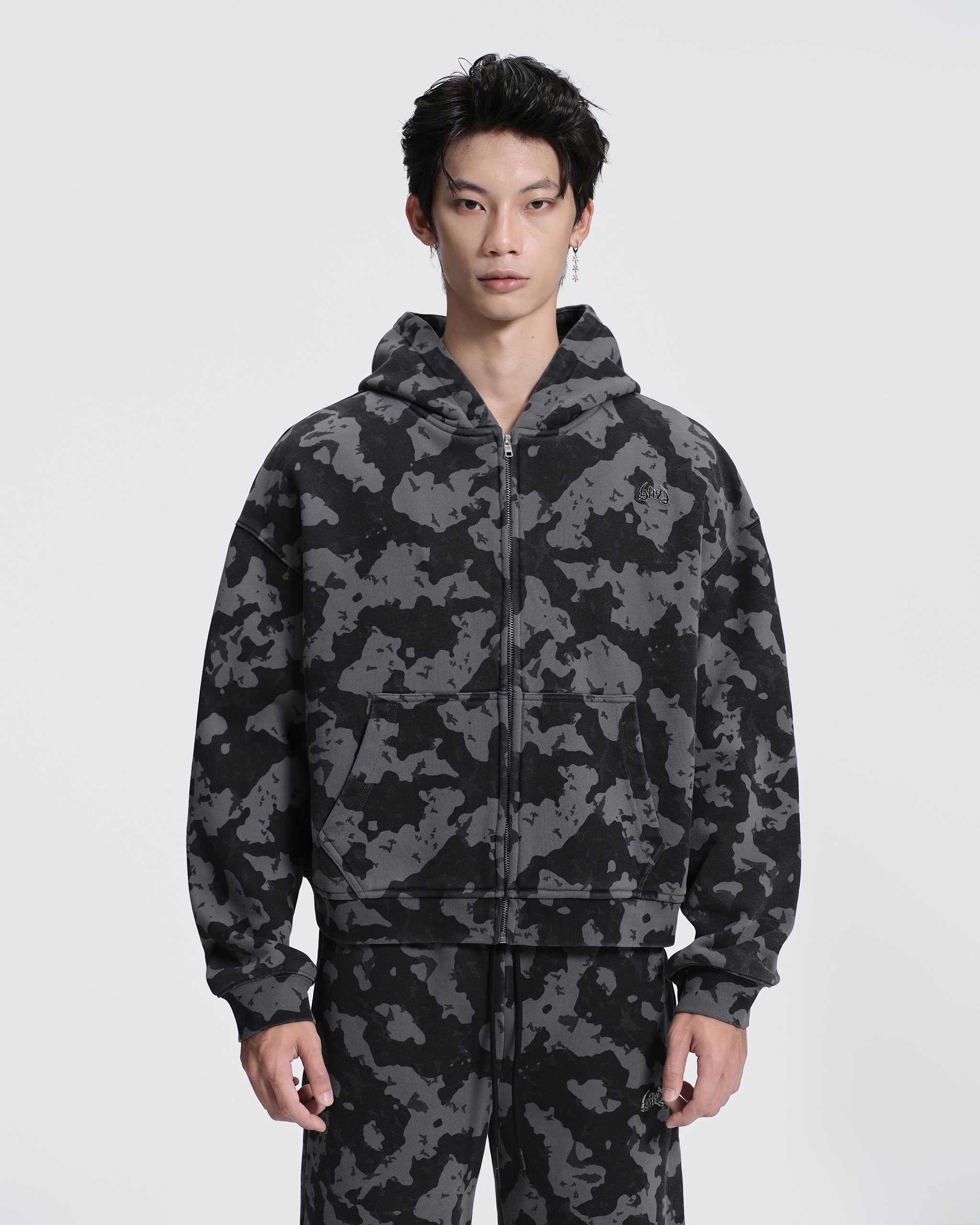 NOCTURNE CAMO ZIP-UP